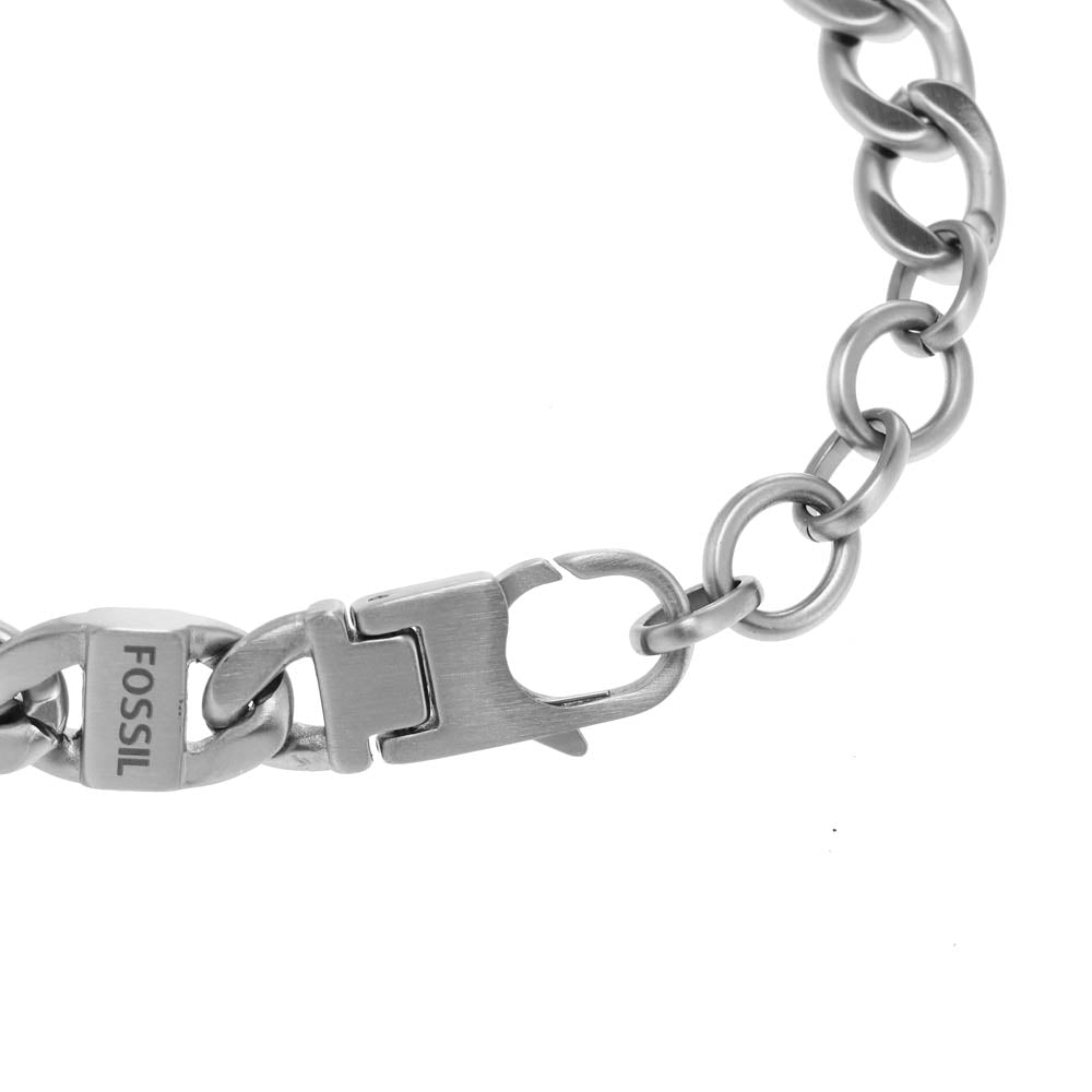 Fossil 22.4cm Stainless Steel Drew Stylish ID Bracelet