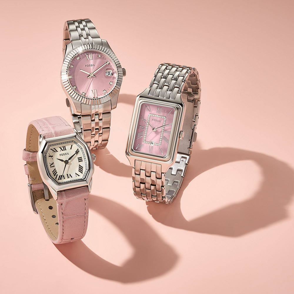 Fossil Stylish Raquel ES5401 Quartz Watch with Stainless Steel Design