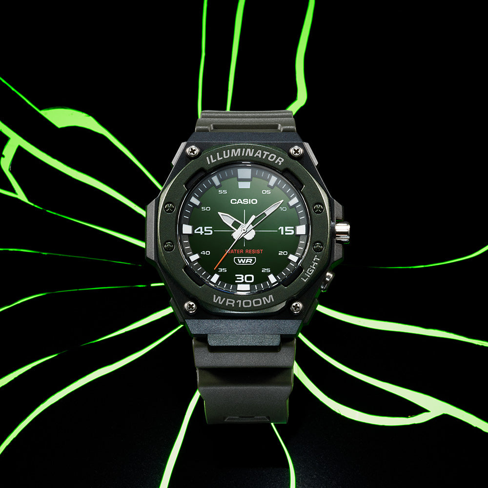 Casio MW620H-3A: Stylish and Resilient Analog Watch with Practical Features