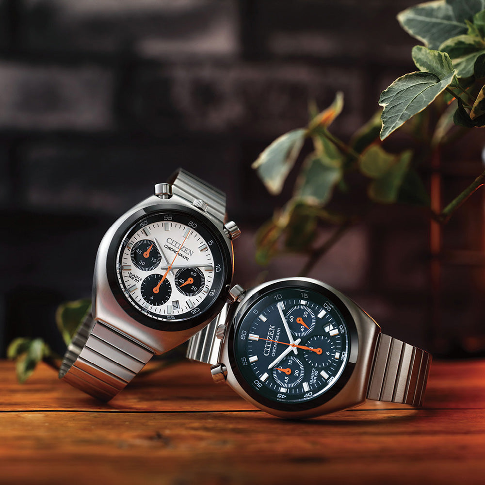2021 Citizen Tsuno Chrono AN3660 - 81L Vintage Stainless - Steel Watch