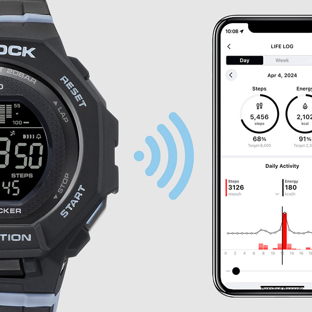 G-Shock GMDB300-1D G-SQUAD Bluetooth Watch for Active Women