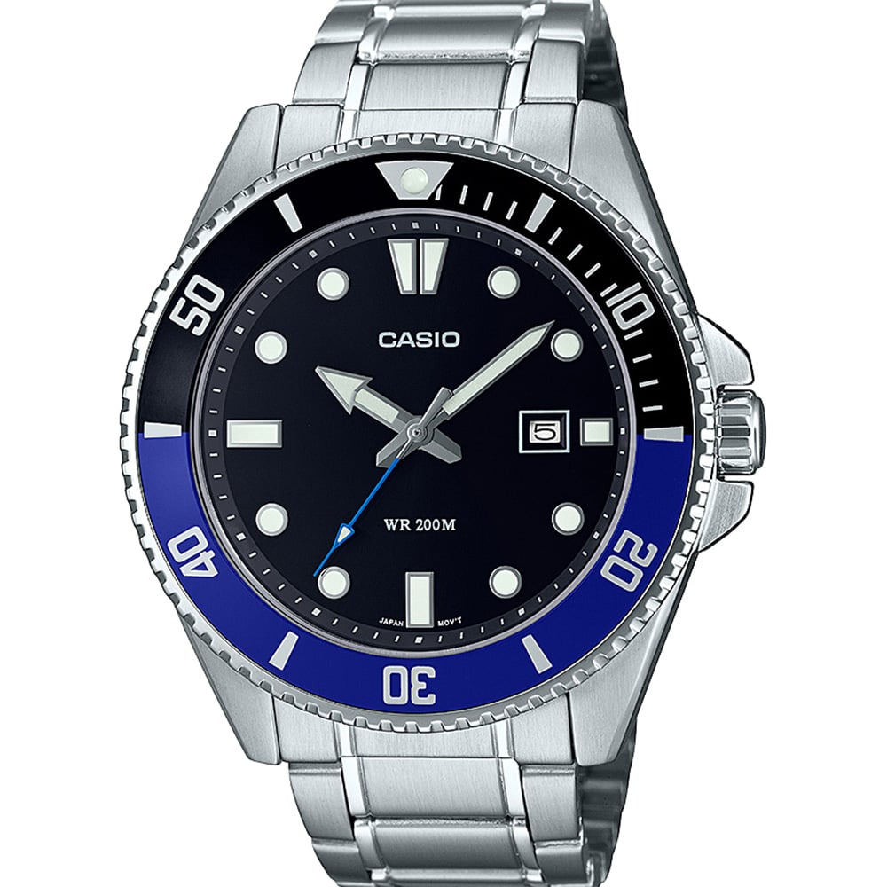 Casio MDV107D-1A2 Men's Vintage Diver Watch with 200M Water Resistance