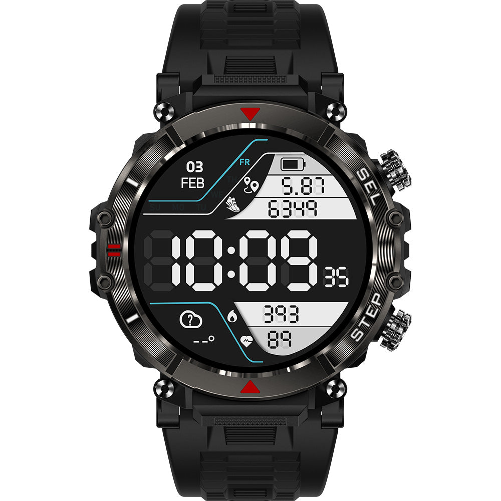 Active Pro Call+ XL Connect High - Tech Smart Watch with Three Different - Colored Band Options in Stylish Black