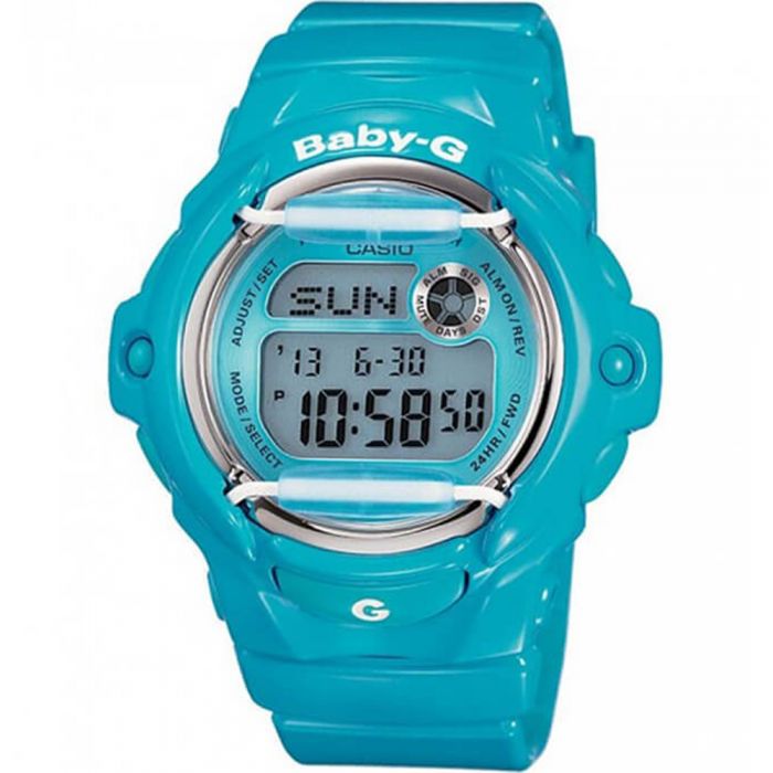 Casio Baby-G Women's Turquoise BG169R-2B Fashionable and Functional Wristwatch