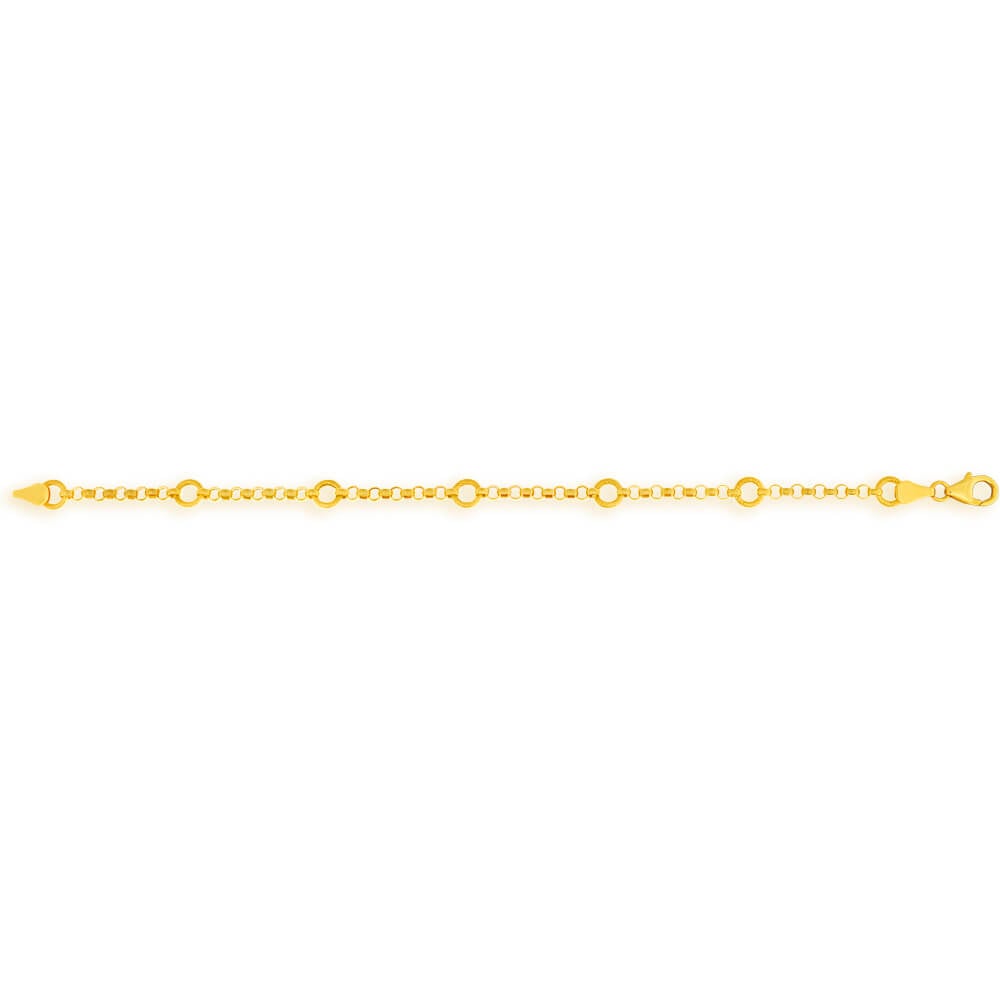 Exquisite 9ct Yellow Gold Fancy Bracelet for Daily Elegance