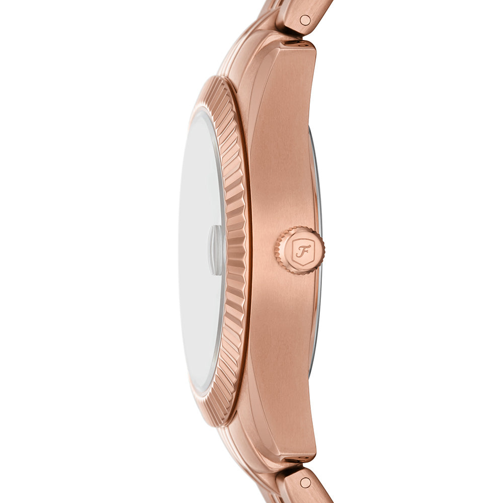 Fossil ES5369 Scarlette Rose Gold Stainless Steel Women's Watch