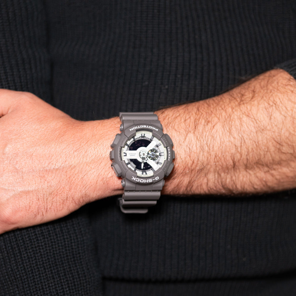 G-Shock GA110HD-8A Hidden Glow Men's Wristwatch with Phosphorescent Face