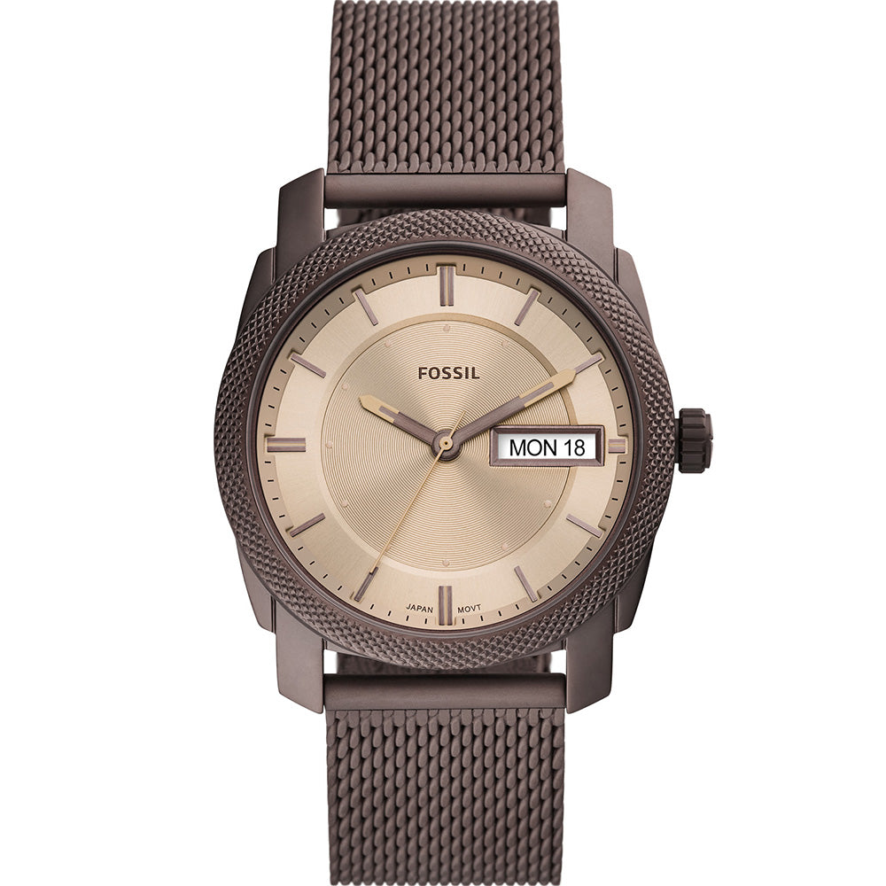 Fossil Men's Machine FS5936 Mesh Bracelet Watch