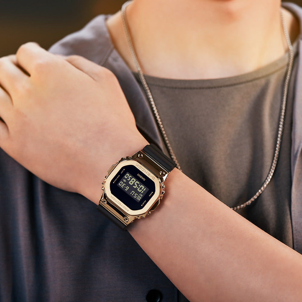 G-Shock Men's GM5600G-9 Gold-Plated Digital Watch with Luxury Style