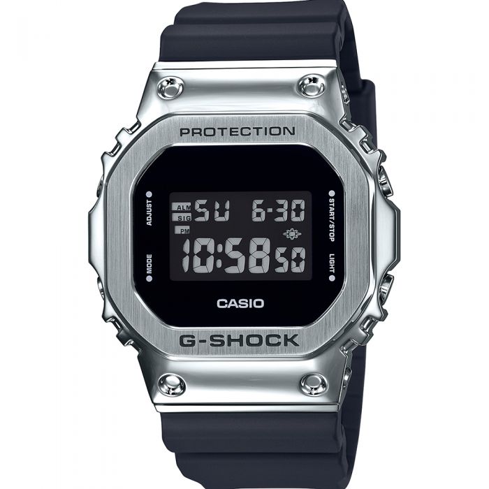 Stylish G-Shock GM-5600-1DR Resin & Stainless Steel Watch
