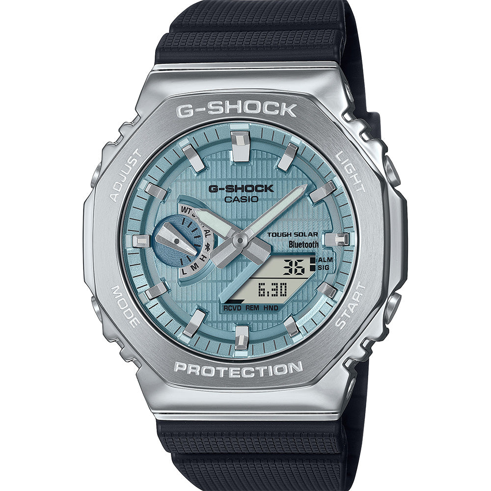 G-Shock GBM2100A-1A2 Bluetooth 'CasiOak' with Metal Cover