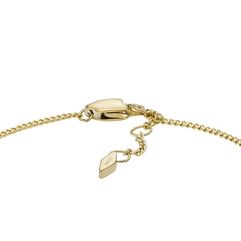 Fossil Drew ID Bracelet in Yellow Gold-Plated Stainless Steel