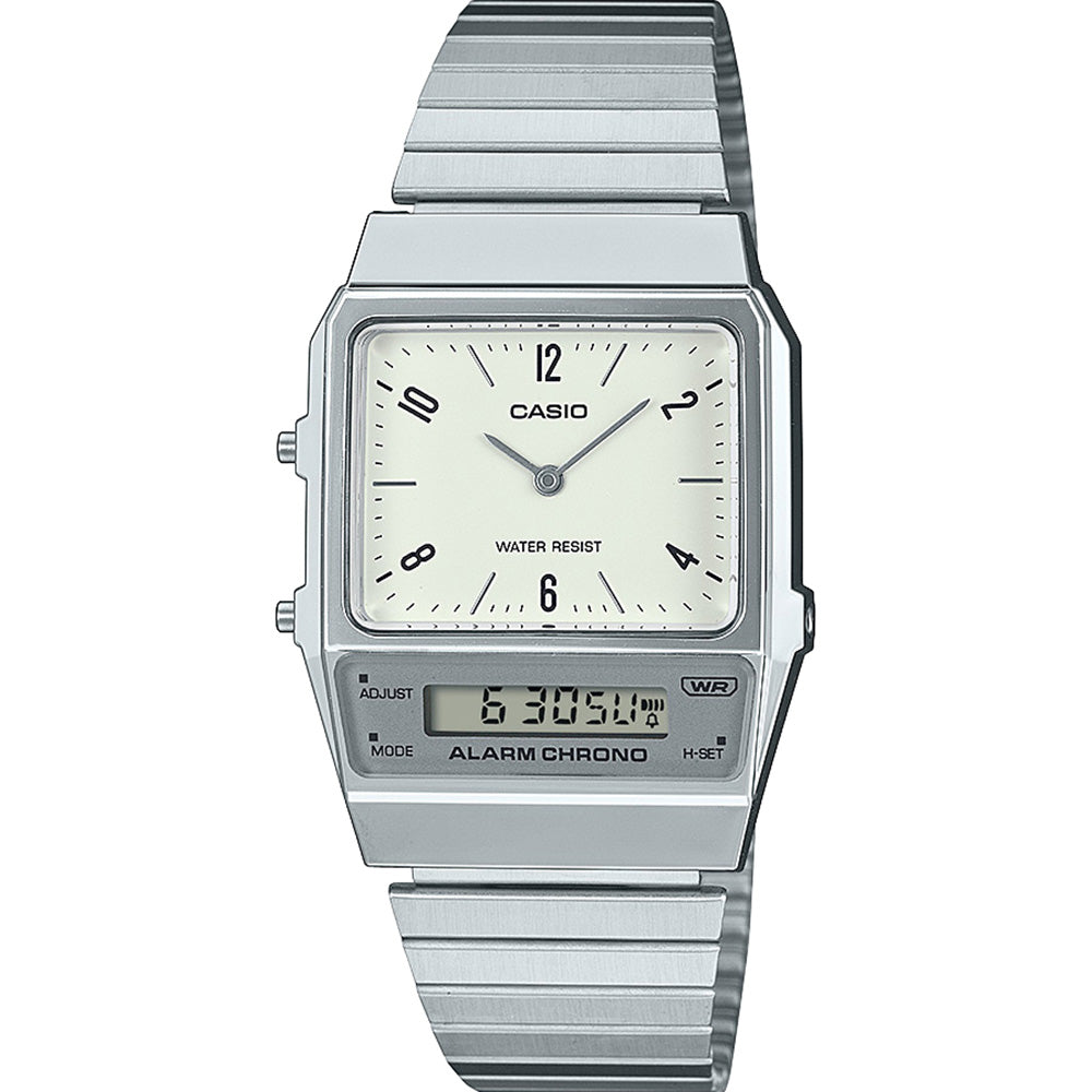Casio Vintage AQ800E-7A2 with Retro-Contemporary Style and Practical Functions