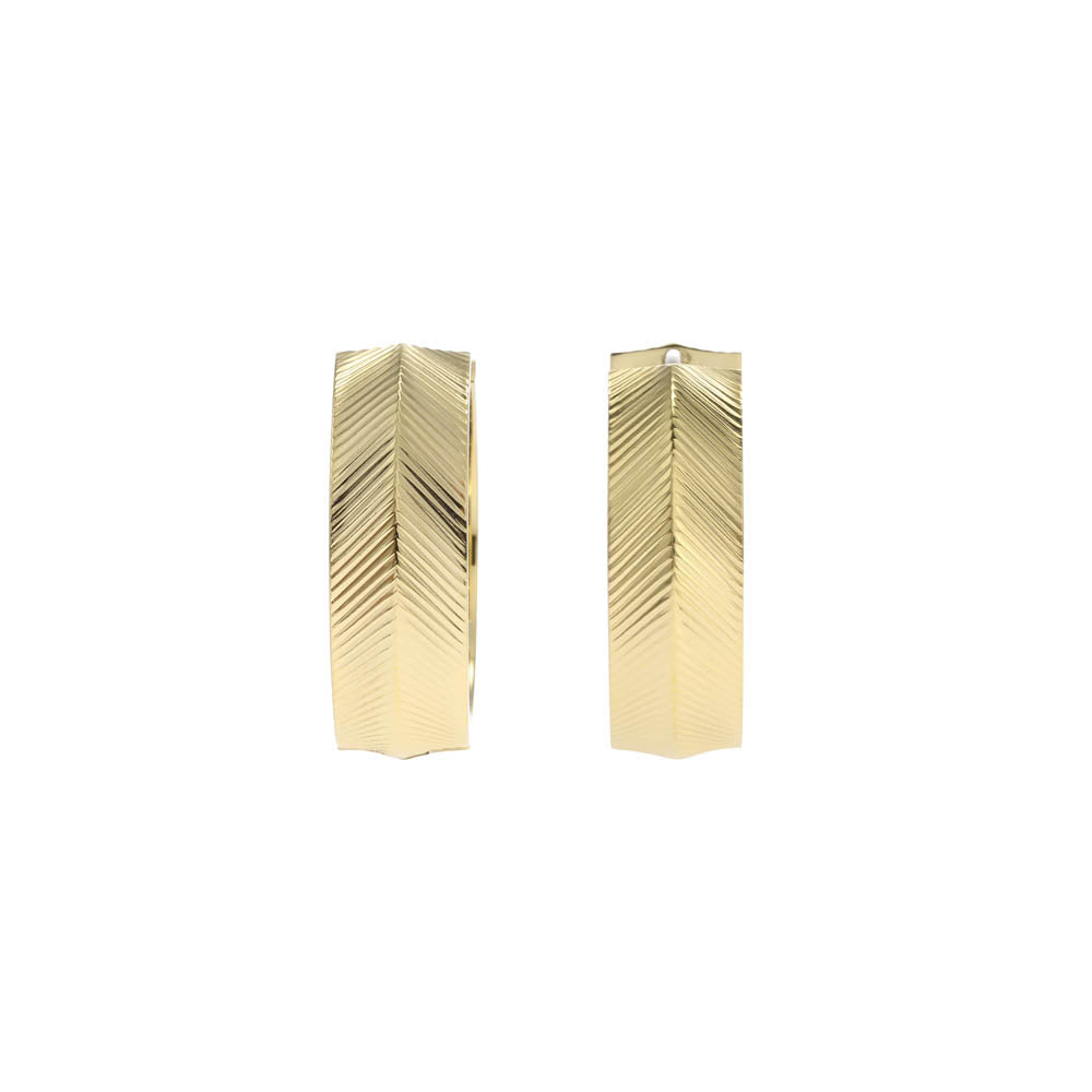 Fossil Harlow Earrings in Yellow Gold-Plated Stainless Steel