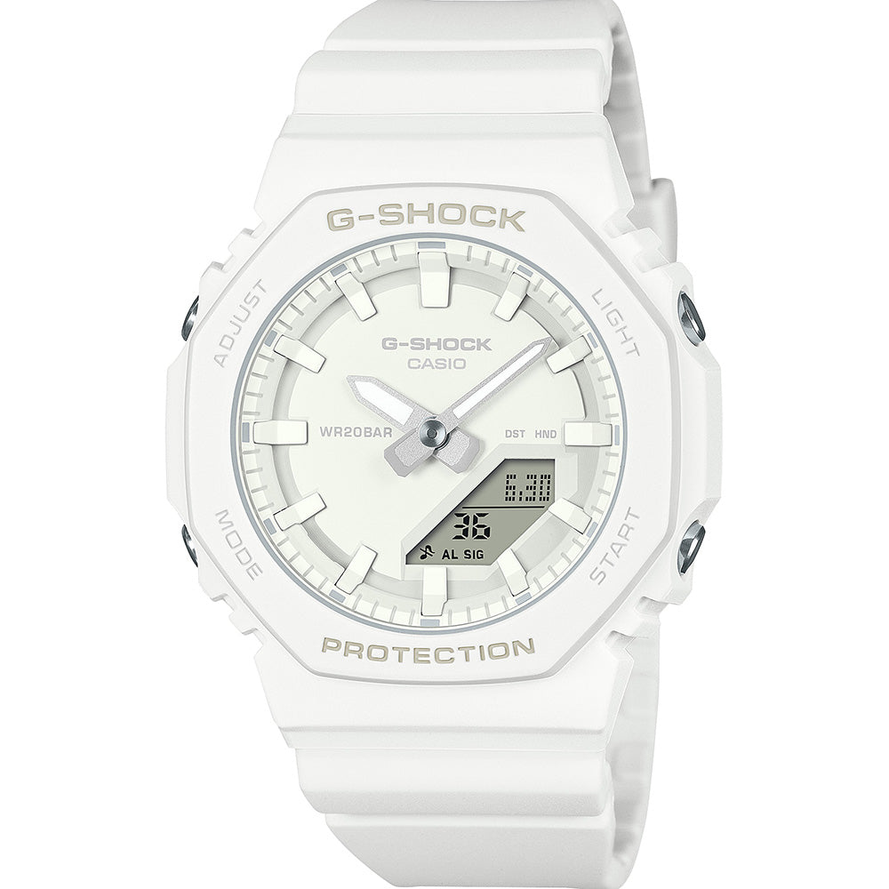 G-Shock GMAP2100-7A Itzy All-White Tone-On-Tone Stylish Watch