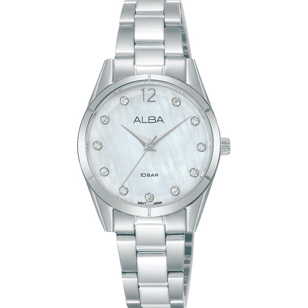 Alba Fashion Women's Elegant Stainless Steel Watch - Model AH8747X1