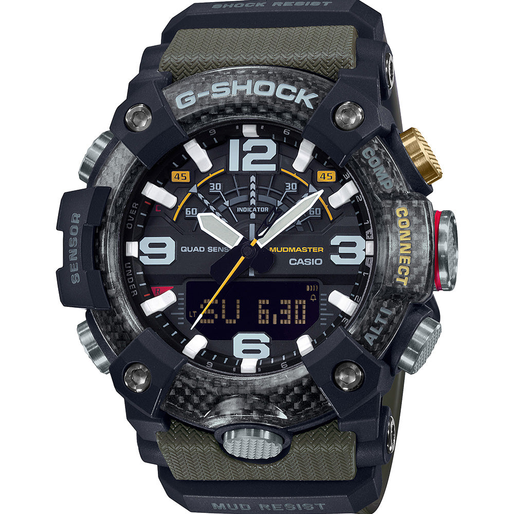 G-Shock Mudmaster GGB100-1A3: Durable Carbon Watch for Extreme Conditions