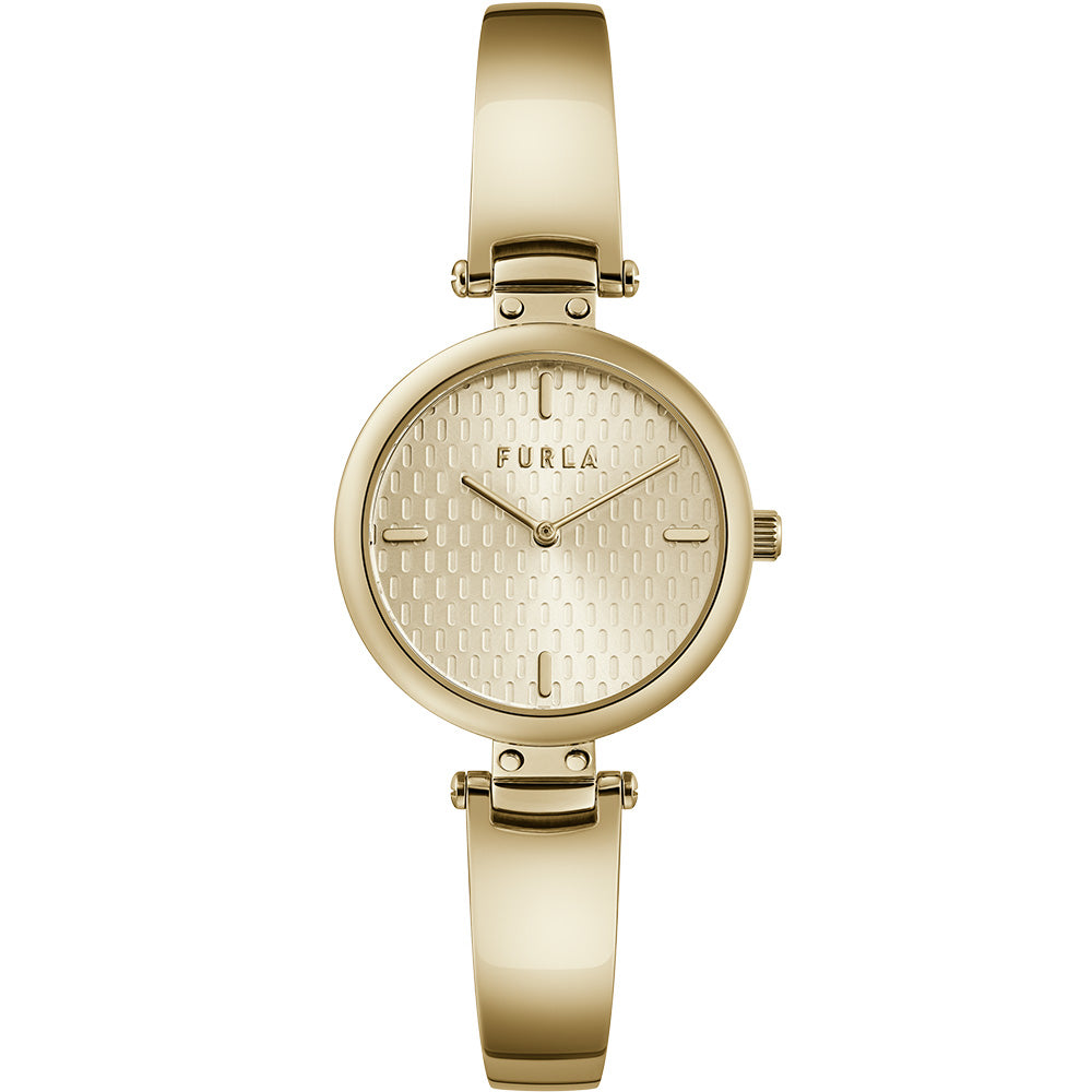 Furla Brand New Pin Gold-Tone Women's Wristwatch - Model WW00018006L2