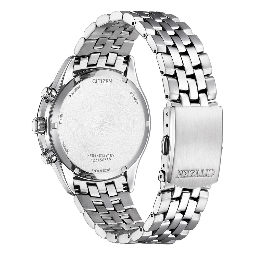 Citizen Men's Eco-Drive Stainless Steel Chronograph Watch AT2149 - 85X