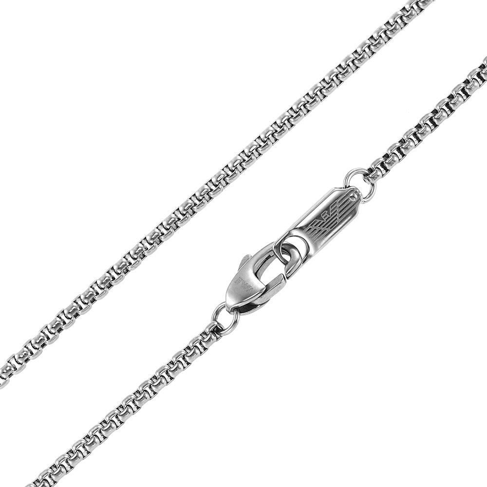 Emporio Armani Stylish Stainless Steel Basic Key Chain