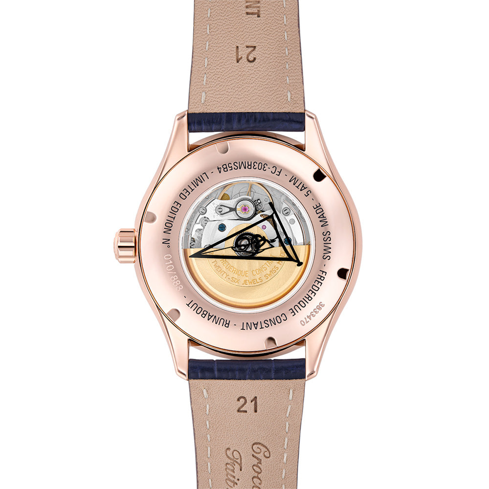 Limited Edition Frederique Constant FC-303RMS5B4 Automatic Luxury Swiss Watch