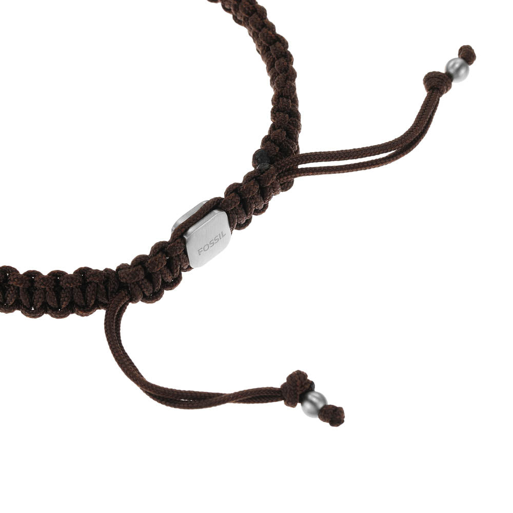 Fossil 25cm Threaded Stainless Steel Jewelry Bracelet