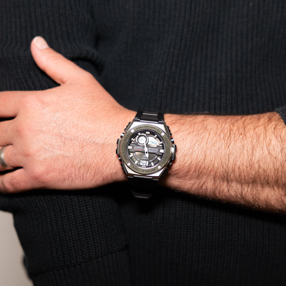 Casio MWQ100-1A Digital World Time Watch for Travellers and Adventurers