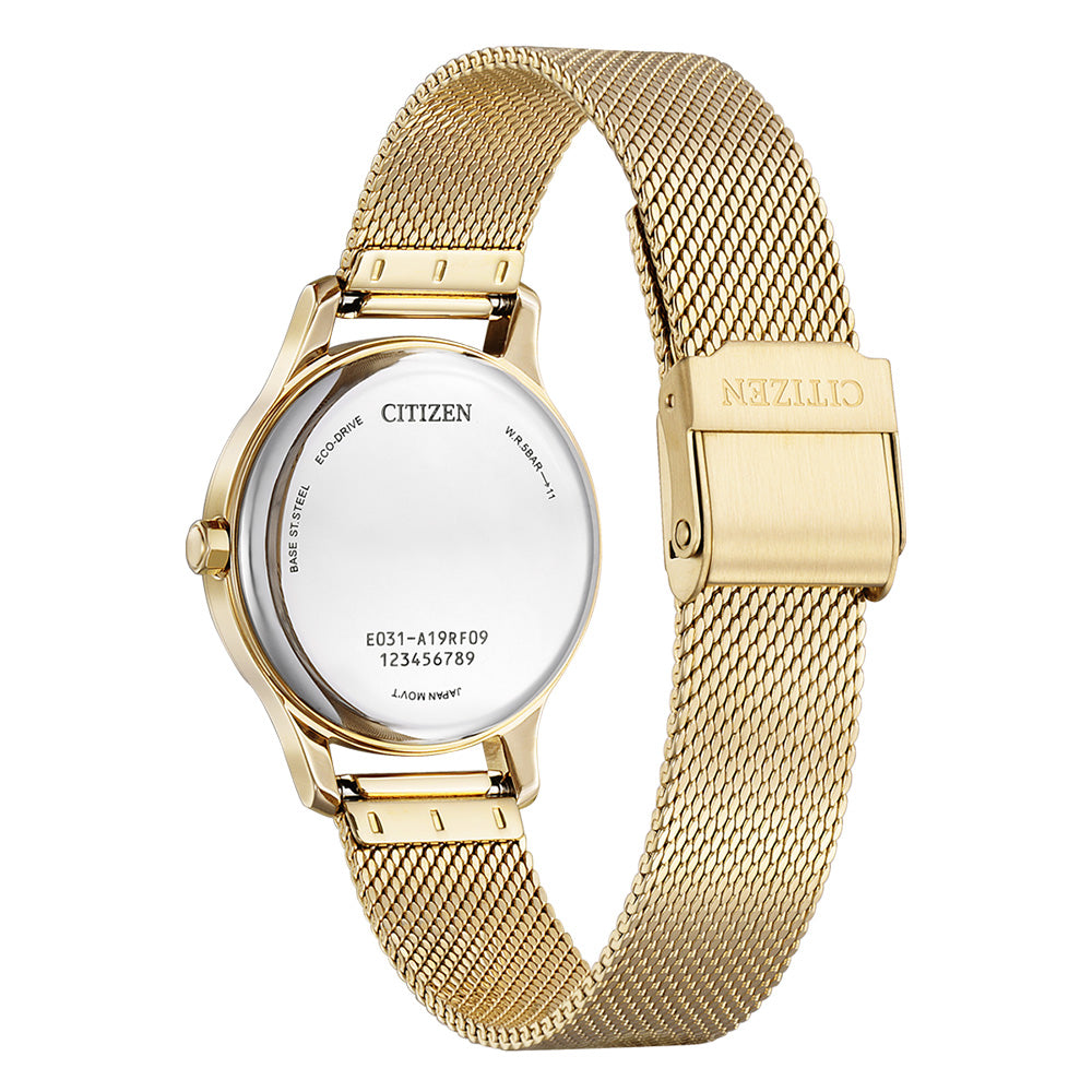 Citizen Women's Luxury Eco - Drive EM0892 - 80D Rose Gold - Tone Stainless Steel Watch