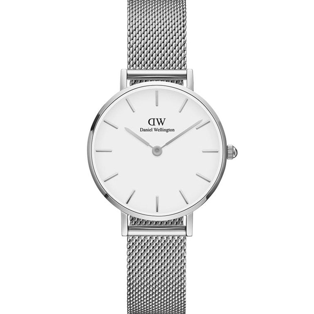 Daniel Wellington Petite Sterling Stainless Steel Mesh Strap Women's Watch DW00100220