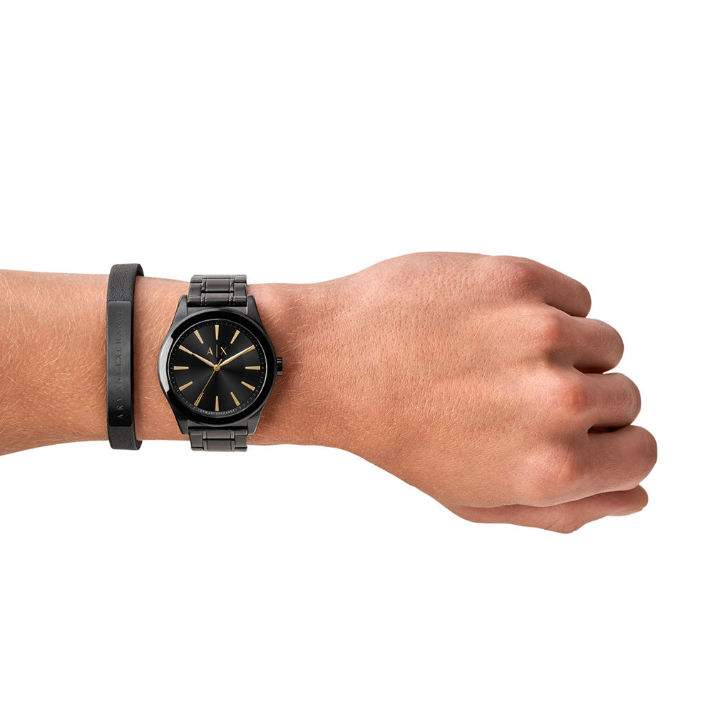 Armani Exchange Gift Set - Nico AX7102 Men's Analog Watch