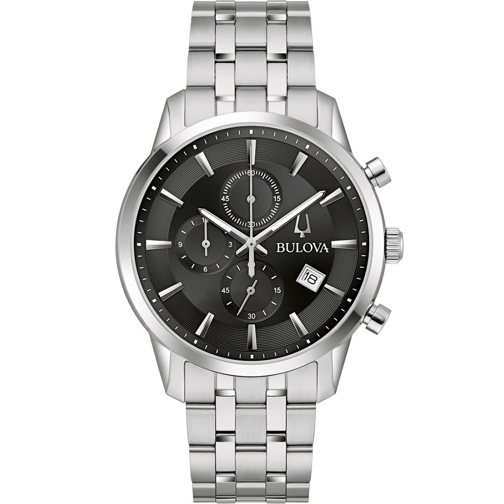 Bulova Classic Men's 96B412 Stainless Steel Chronograph Watch