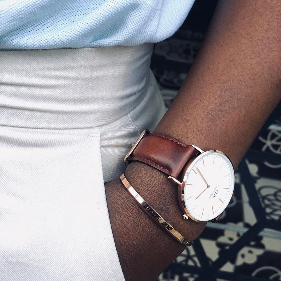 Daniel Wellington DW00100006 Classic St Mawes Slim Wristwatch