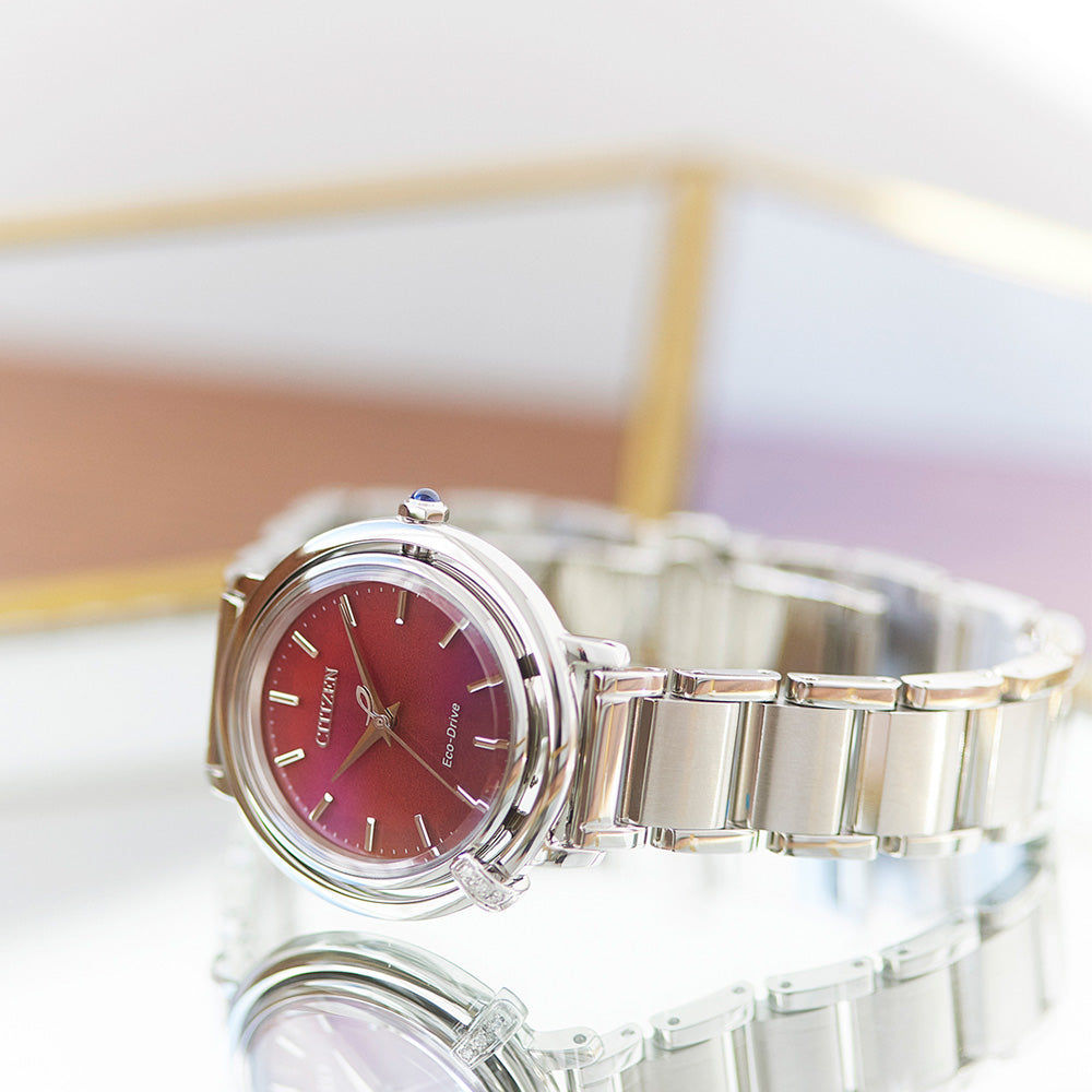 Citizen Eco-Drive EM1090-78X: Stylish Diamond-Embedded Watch