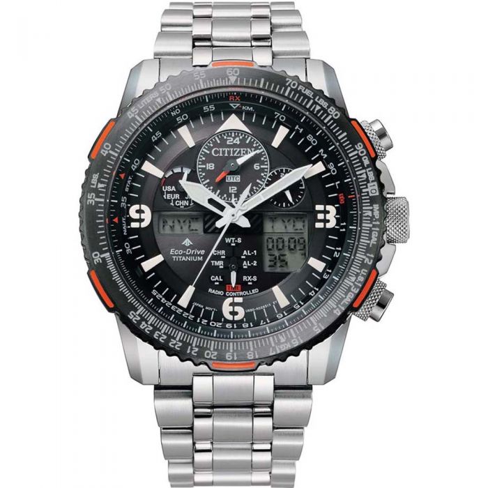Citizen Men's Promaster JY8109 - 85E Titanium Chronograph Watch with Eco Drive