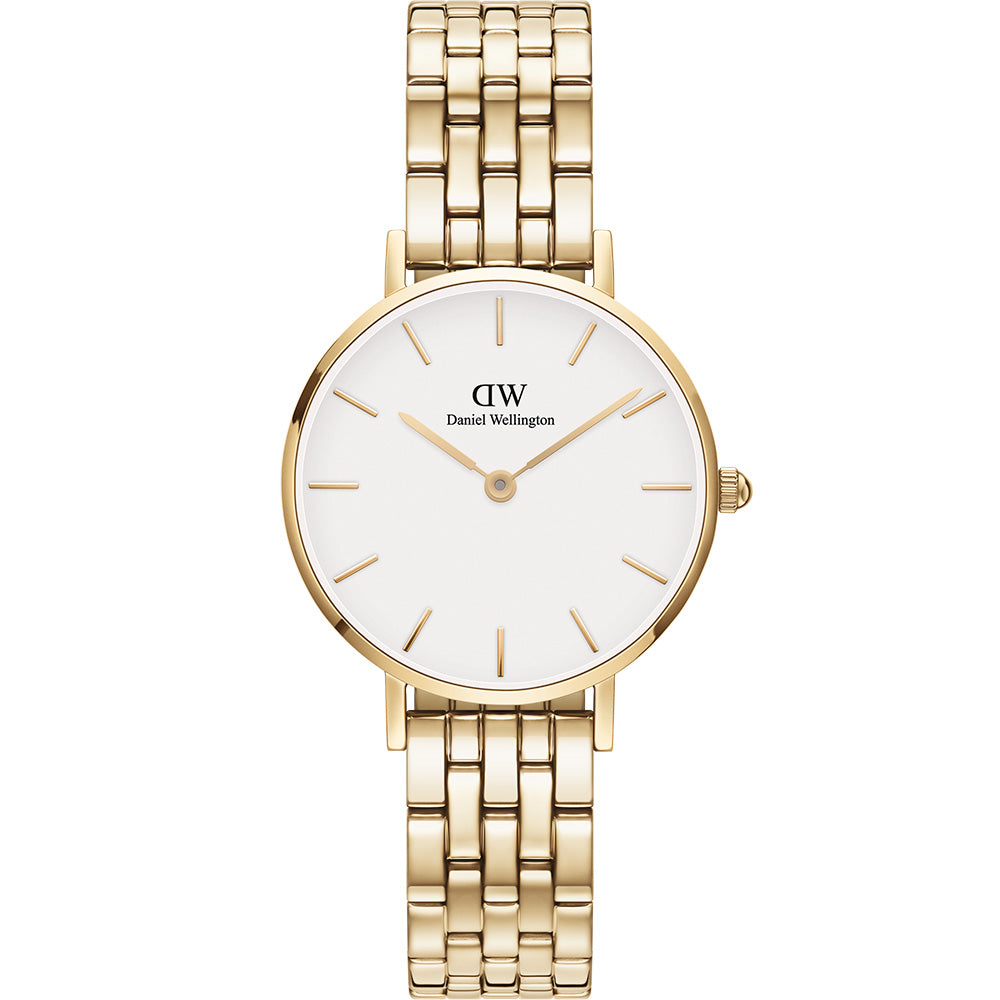 Daniel Wellington Petite Lumine DW00100614 Evergold 5-Link Stylish Watch