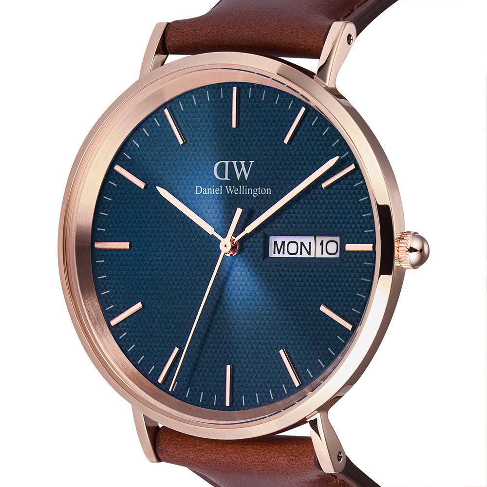 Daniel Wellington Classic St Mawes Men's Quartz Watch DW00100830 with Leather Strap