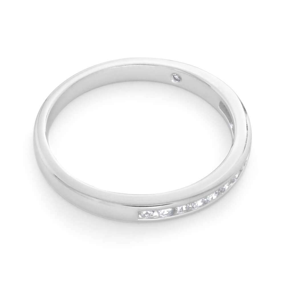 1/4 Carat 18ct White Gold Diamond Ring with 13 Exquisitely Cut Flawless Diamonds