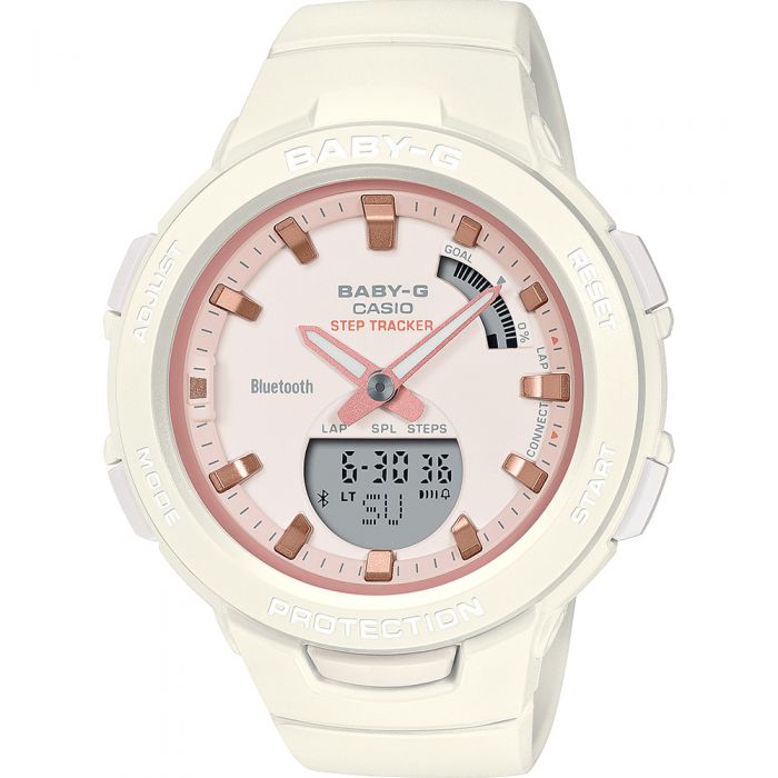 Baby-G BSAB100CS-7A Soft and Stylish Sporty Fitness Watch for Babies