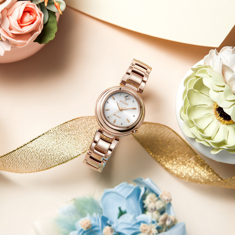 Citizen Women's Eco-Drive Rose Tone Watch EM0583 - 84A