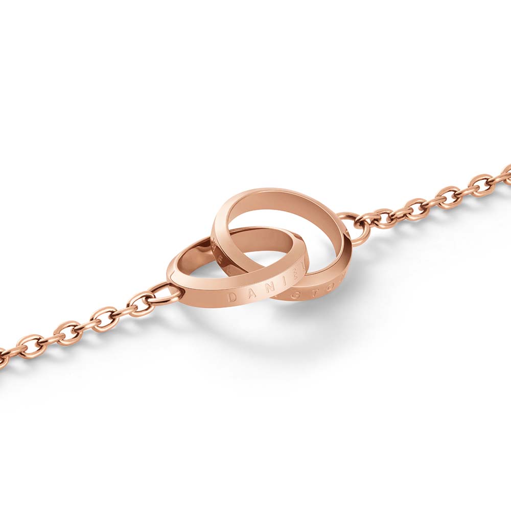 Daniel Wellington Elan Unity Rose Gold Plated 45cm Stainless Steel Chain Necklace