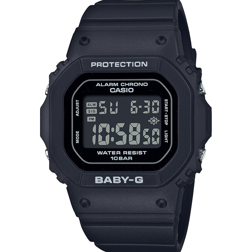 Casio Baby-G BGD565-1D Black Digital Watch for Stylish Women