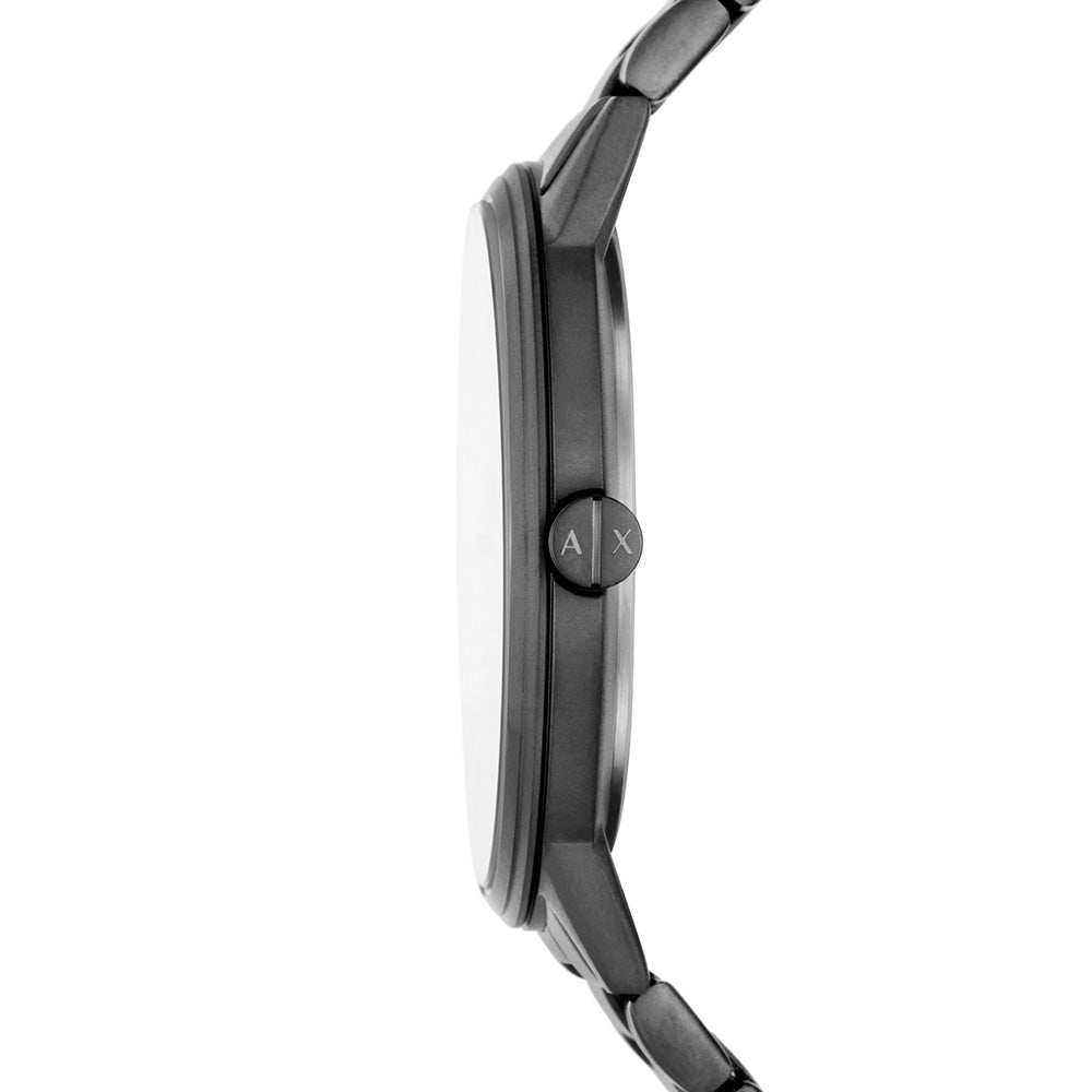 Armani Exchange Cayde AX2761 Men's Fashionable Quartz Watch with Grey Gunmetal Design