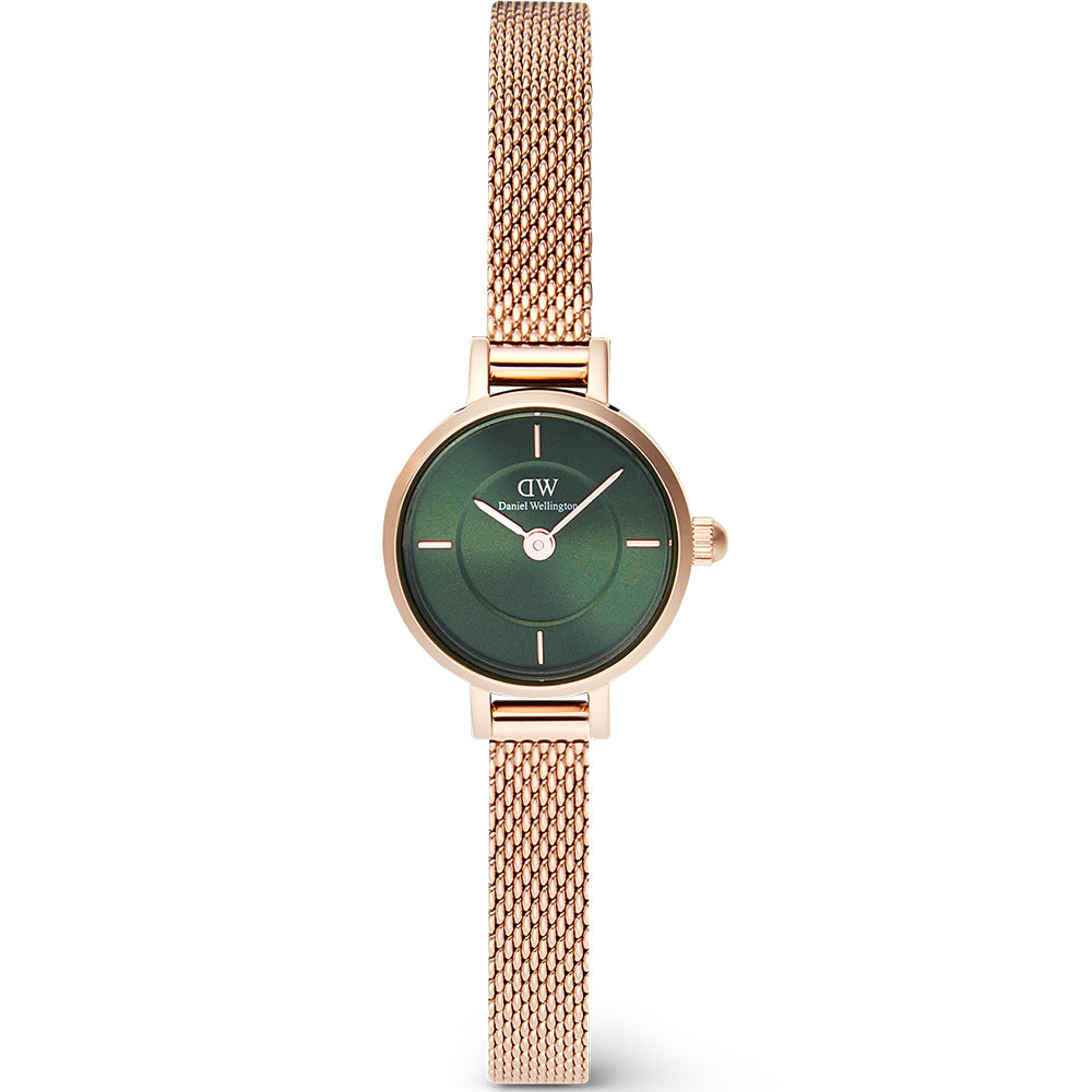 Daniel Wellington Petite Mini Emerald Melrose Women's Watch DW00100742 with Rose Gold Finish