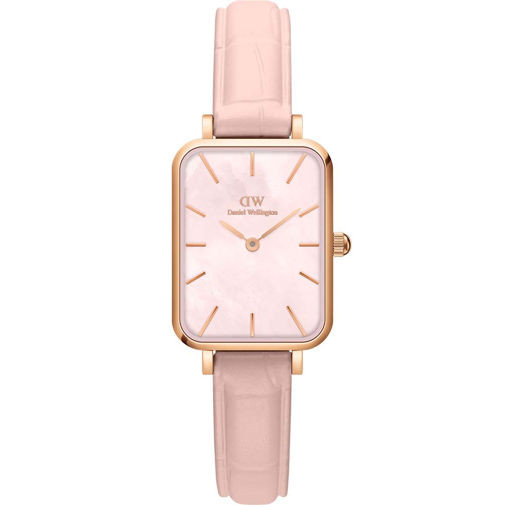Daniel Wellington DW00100508 Quadro Pressed Rouge Pink Mother of Pearl Women's Watch