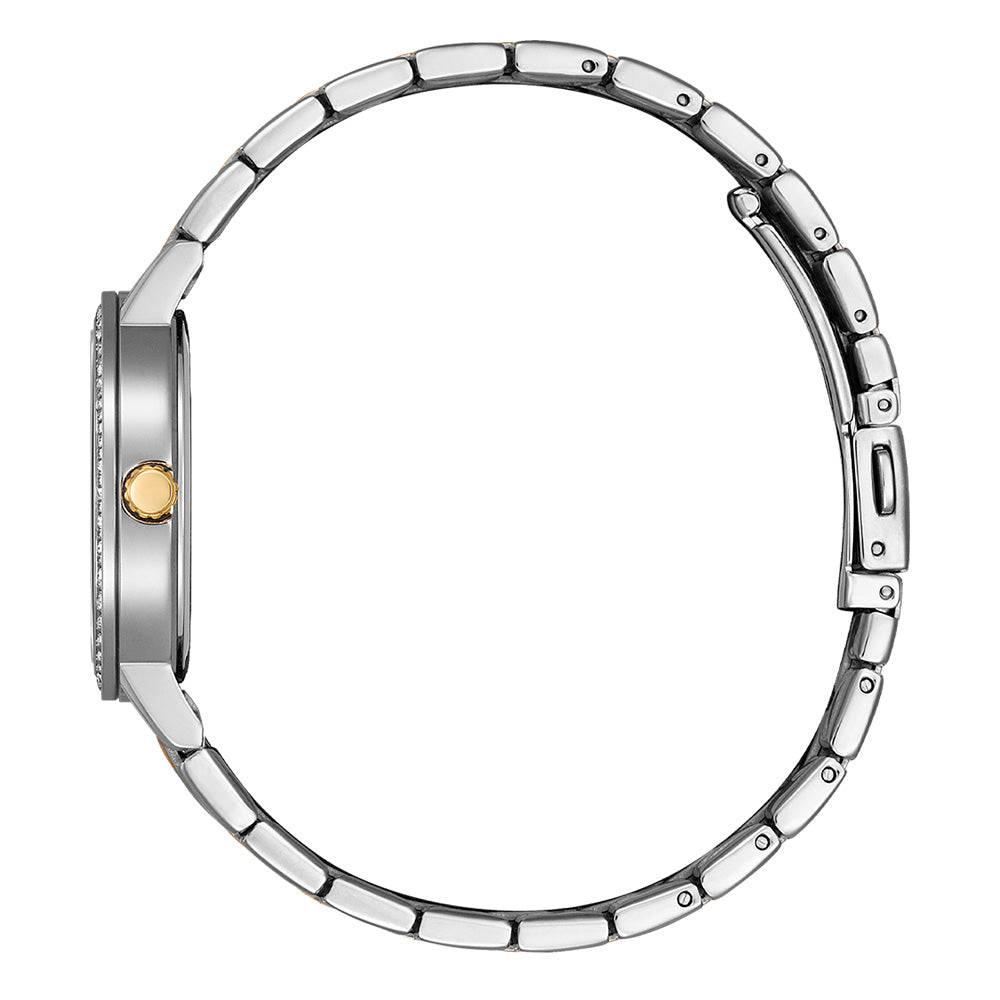 Citizen Quartz Ladies' Watch EL3106 - 59D with Two - Tone Case and Crystal Embellishments