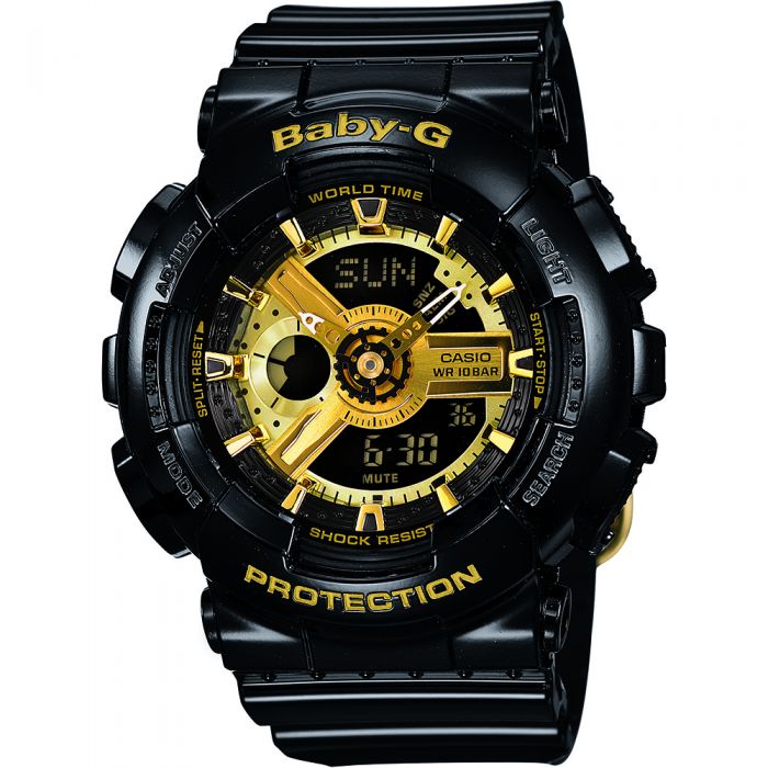 Baby-G BA110-1A Women's Stylish and Practical Digital-Analog Watch