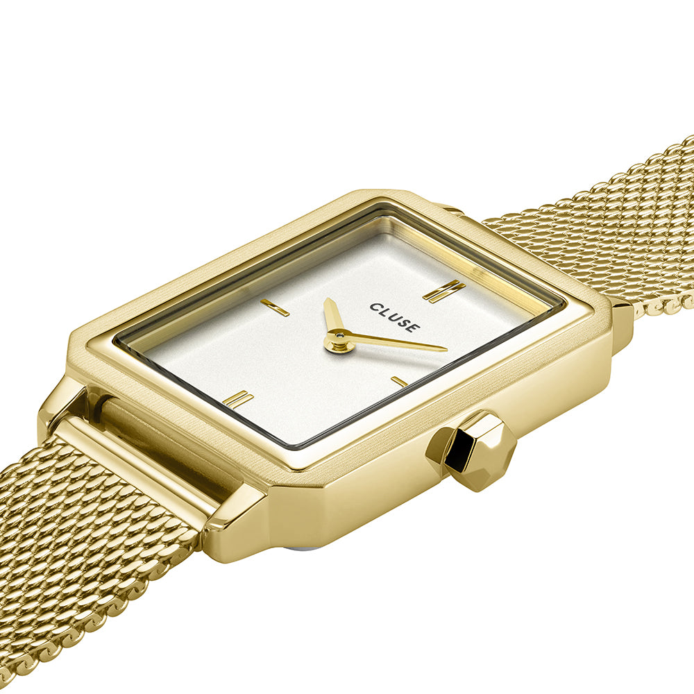 Stylish Cluse CW11508 Fluette Gold - Colored Mesh Ladies' Wristwatch