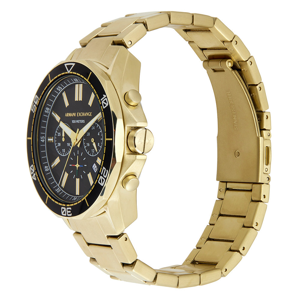 Armani Exchange Men's Spencer AX1958 Gold-Tone Chronograph Watch