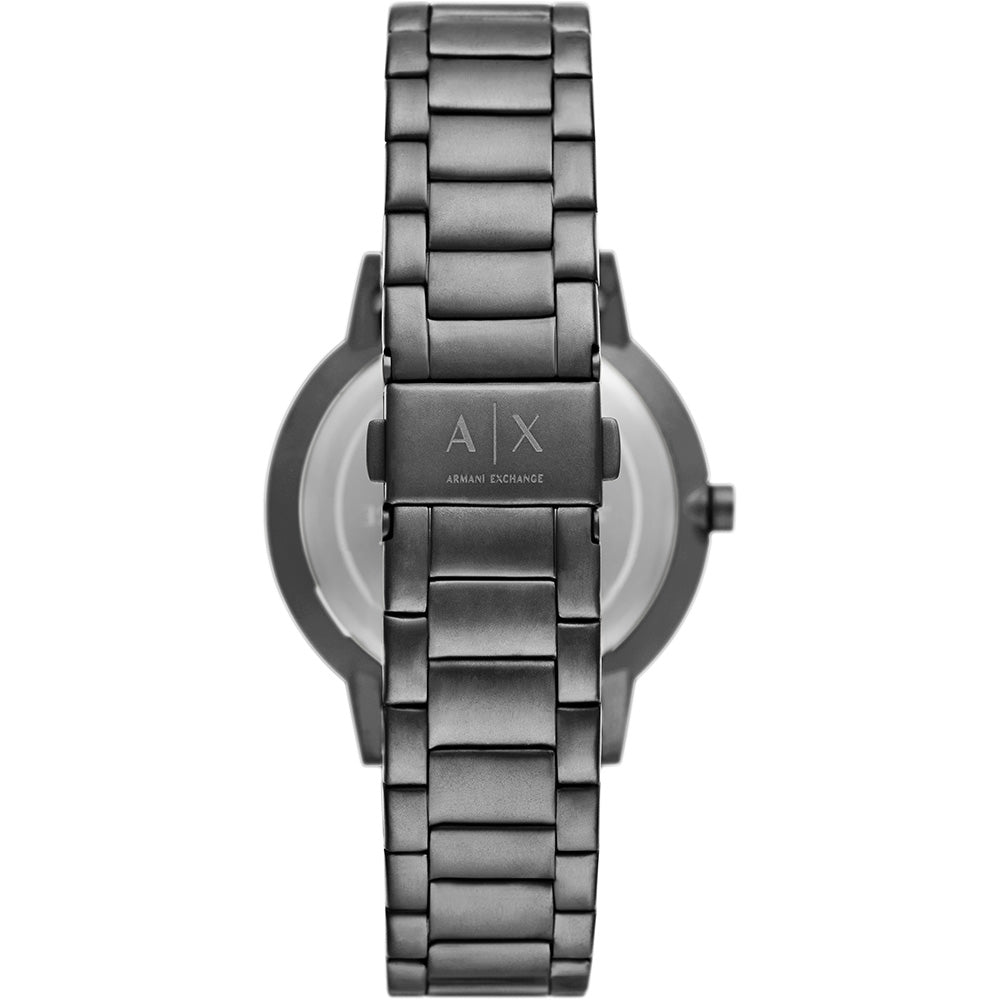 Armani Exchange Cayde AX2761 Men's Fashionable Quartz Watch with Grey Gunmetal Design