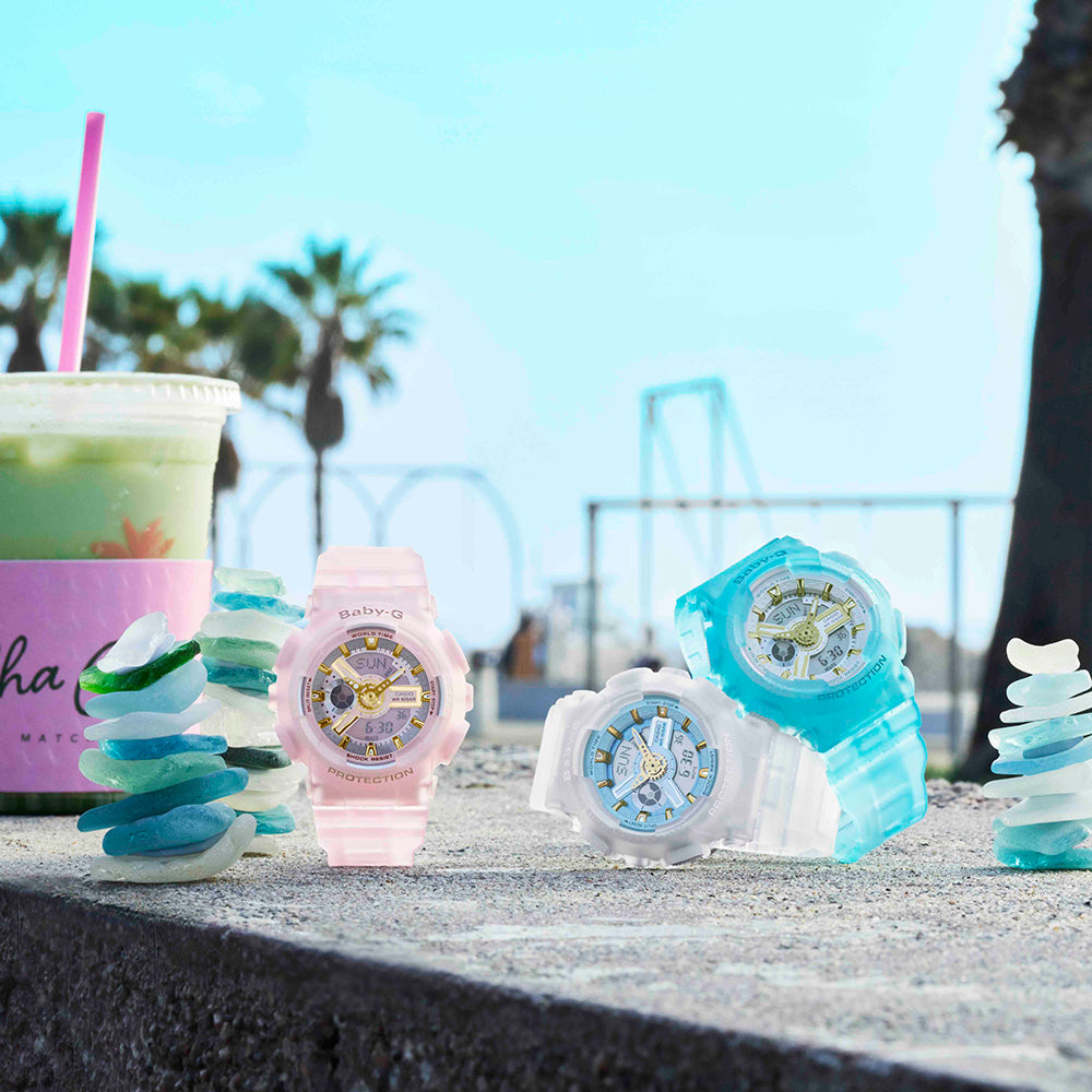 Stylish Casio Baby - G BA110SC - 4A Watch from Sea Glass Series